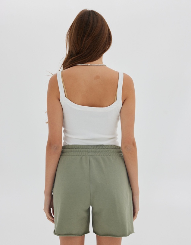 Toast Society - Jersey Raw Hem Short