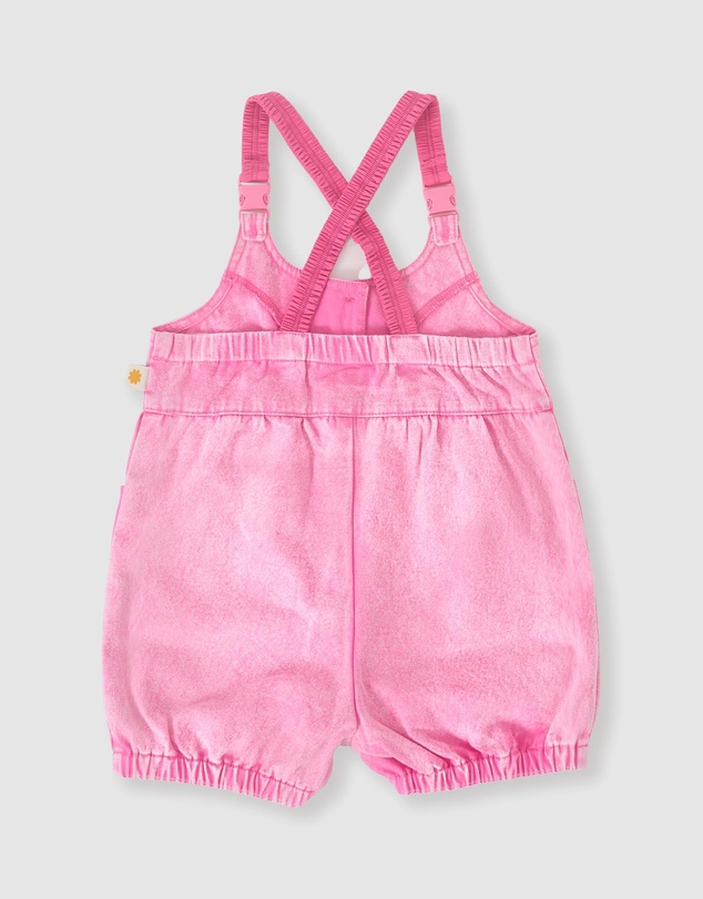 Goldie + Ace - Cindy Denim Bubble Overalls - Babies-Kids