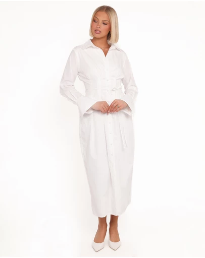 Petal & Pup - Alexander Shirt Dress - Ivory
