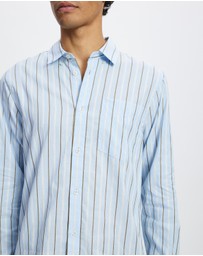 Scotch & Soda - Regular Fit Dobby Stripe Shirt