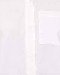 Petal & Pup - Bronagh Cropped Button Up Shirt - White