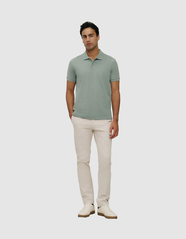 Trenery - Pique Marle Monogram Polo