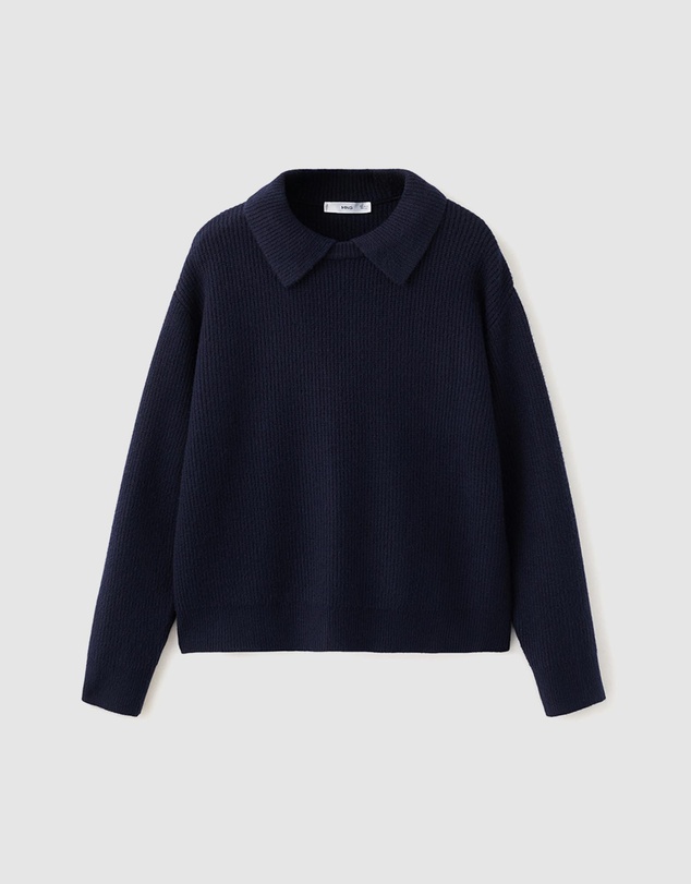 M.N.G - Knitted Polo-Neck Sweater