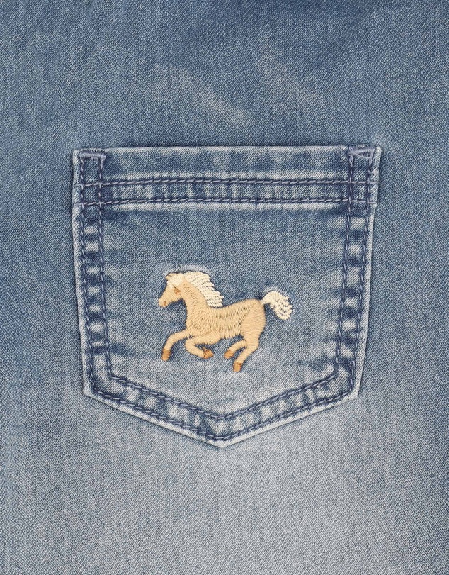 Bebe by Minihaha - Winnie Denim Pull On Jeans 3-7 Yrs