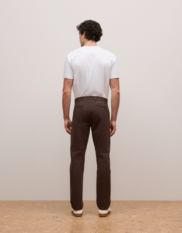 Trenery - Regular Fit Chino in Coffee Bean