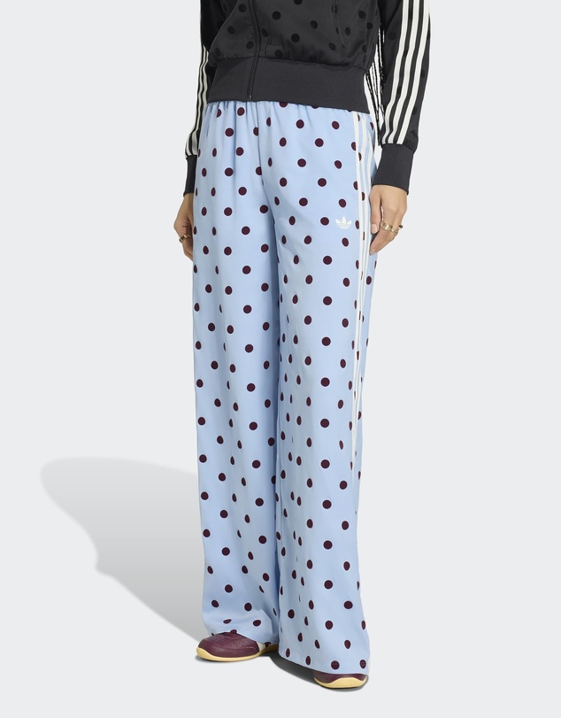 adidas Originals - SATIN POLKA DOTS WIDE LEG PANT Womens