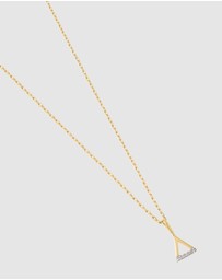 Luna Rae - Solid Gold - Fire Element Diamond Necklace