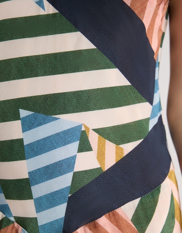 Oxford - Daisy Drop Waist Printed Dress