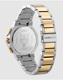 Plein Sport - Plein Titan Watch 46mm Green Dial and Silver-tone Bracelet