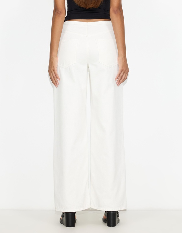 Dazie - Budapest Tie Front Low Rise Straight Leg Jeans