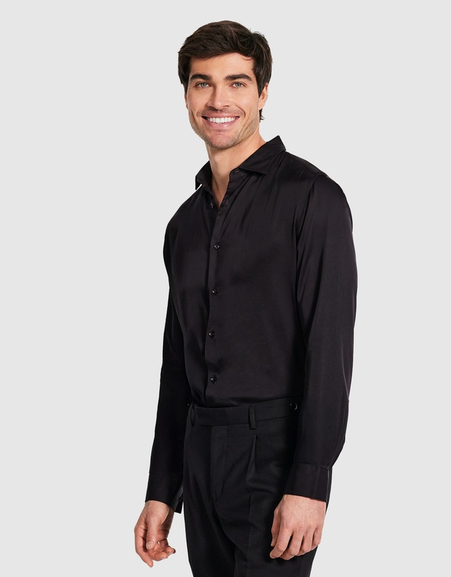 Tarocash - Titanium Viscose Shirt