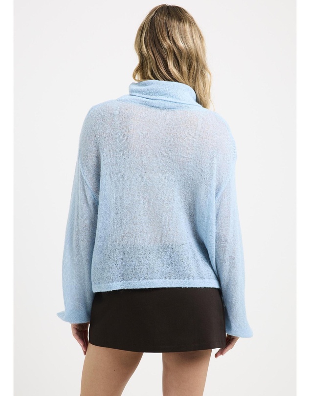 Subtitled - Palma Crotchet Cropped Sweater