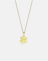 Zoe Olivia - 9K Gold Lucky Clover Necklace