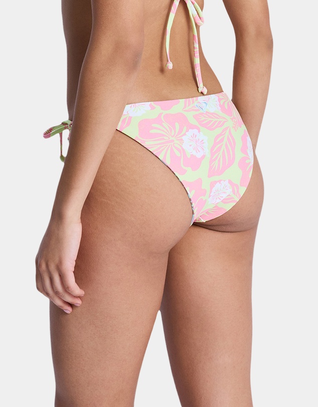 Roxy - Womens Hibiscus Hype Tie Sude Revo Moderate Bikini Bottom