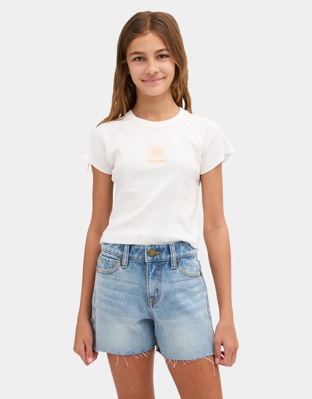 Billabong - Girls 8 to 16 Miley 3 Pocket Denim Walkshorts