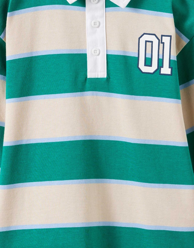 Cotton On Kids - Rugby Polo Long Sleeve