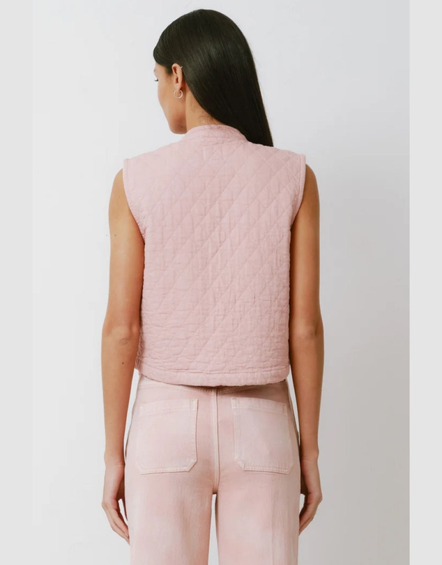 Seventy + Mochi Denim - Quilted Pablo Vest