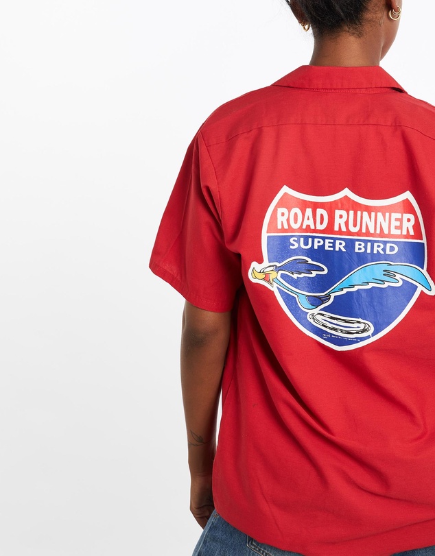 Vintage by The Real Deal - Pre Loved - Vintage Road Runner Looney Tunes Mechanic Shirt