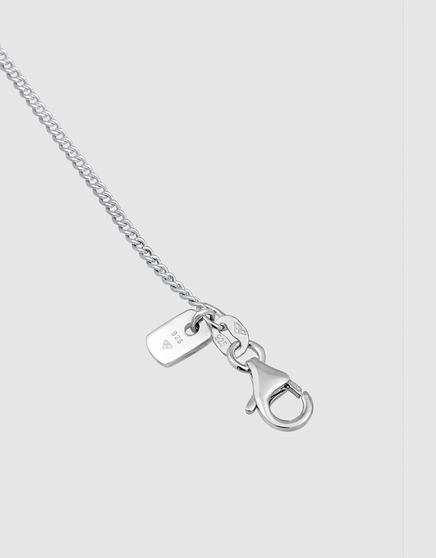 Kuzzoi - ICONIC EXCLUSIVE - Classic Curb Chain Necklace in 925 Sterling Silver