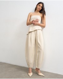 TOPSHOP - Sina Barrel Leg Trousers
