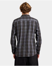 Volcom - Mens Heavy Twills Flannel Long Sleeve Shirt