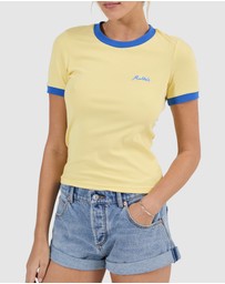 Rolla's - Script Ringer Tee