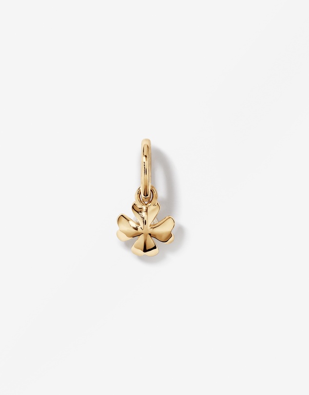 Michael Hill - Cultured Freshwater Pearl Flower Pendant in 10kt Yellow Gold