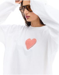 THE TALES - We Love Velvet Heart Long Sleeve Tee