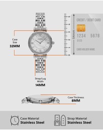 Emporio Armani - Silver Tone Analogue Watch