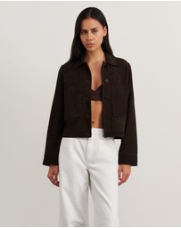 Jag - Ophelia Suede Crop Shacket
