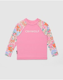 Crywolf - BABY RASH VEST Berry Garden