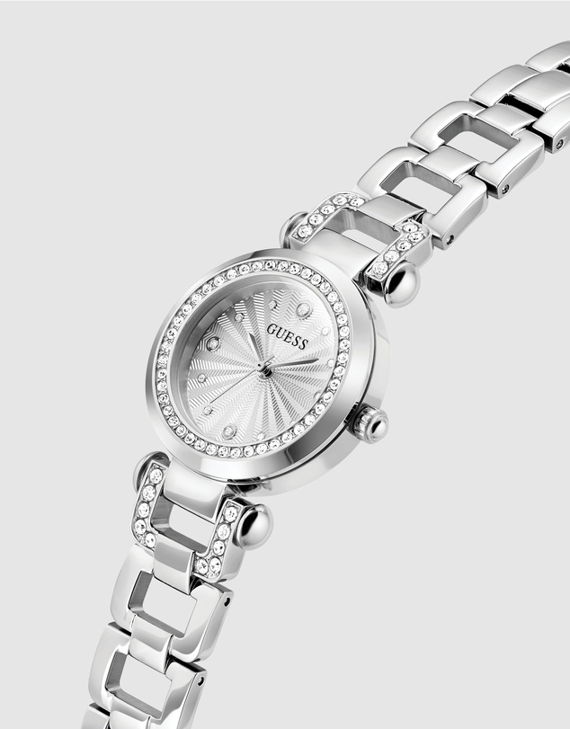 GUESS - GUESS Ladies Silver Tone Analogue Watch