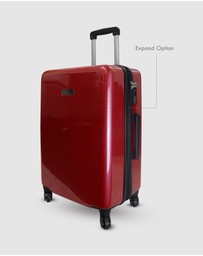 JETT BLACK - Garnet Red Series Medium Suitcase