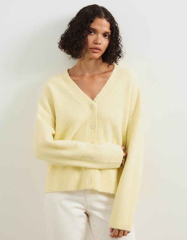 Atmos&Here - Tiana Fluffy Knit Cardigan