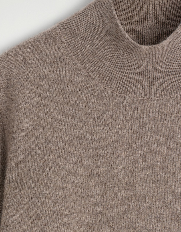 COS - Cashmere Mock-Neck T-Shirt