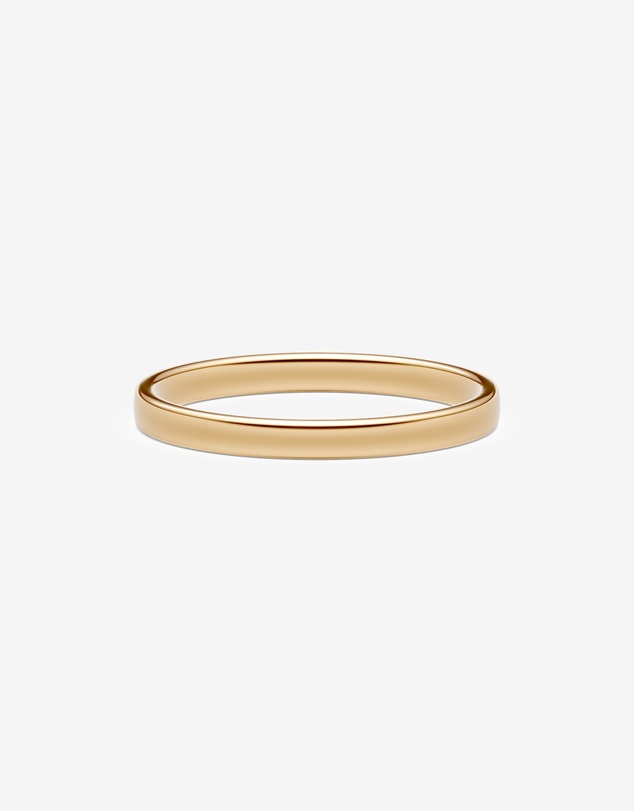 Michael Hill - 2mm Lite Half Round Wedding Band in 10kt Yellow Gold