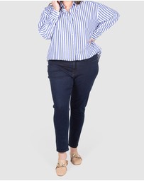 Love Your Wardrobe - Cara Overdyed Stretch Jeans