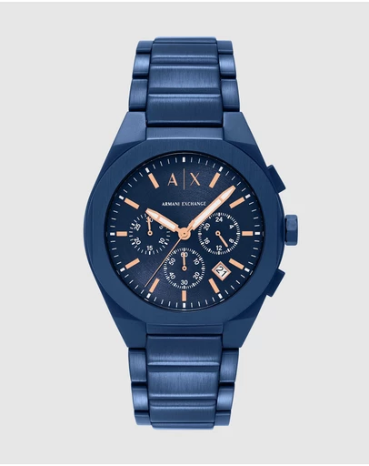 Armani Exchange - Blue Chronograph Watch
