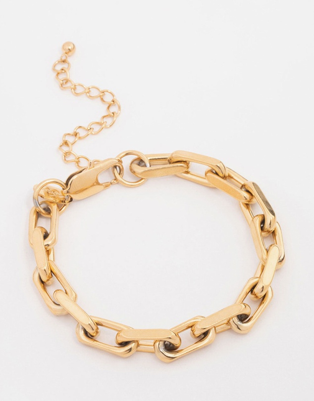 Lovisa - Waterproof Gold Plated Stainless Steel Link Chain Bracelet