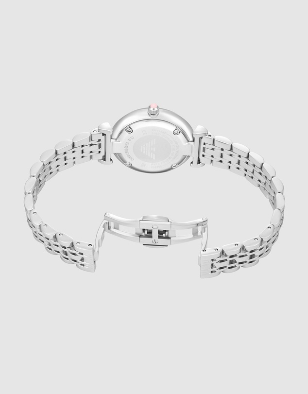 Emporio Armani - Silver Tone Analogue Watch