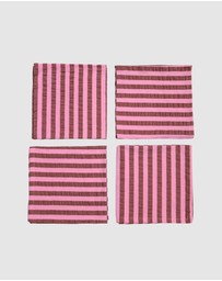 Mosey Me - Sundae Seersucker Napkin Set
