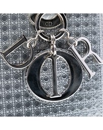 Pre-Loved by Azura Reborn - Pre-Loved Medium Metallic Patent Microcannage Lady Dior