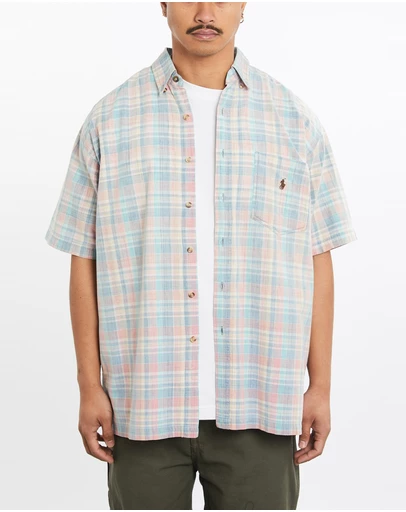 Vintage by The Real Deal - Pre Loved - Vintage 90s Polo Ralph Lauren Short Sleeve Button Up Shirt