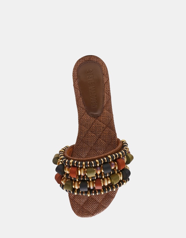 Steve Madden - Marika-B brown raffia