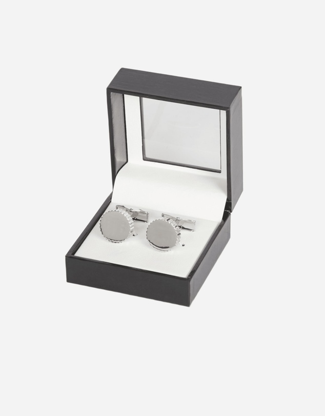 Geoffrey Beene - Silver Cufflinks