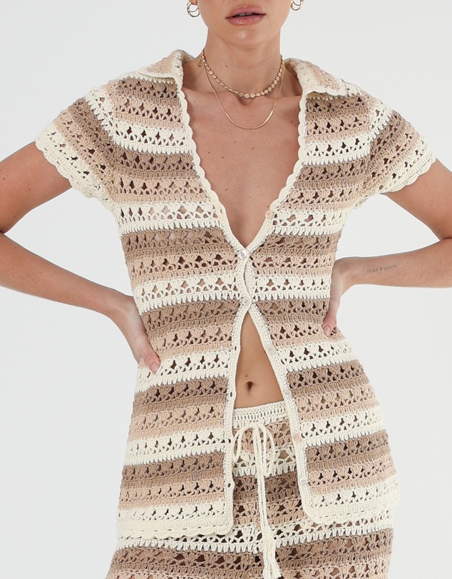 Isabelle Quinn - Gian Crochet Button-Up