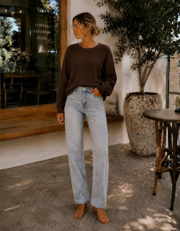 Esther & Co - Joansy Knit - Chocolate