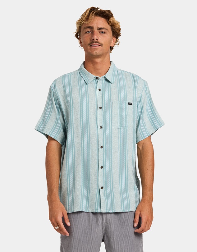 Billabong - Mens Sundays Jacquard Short Sleeve Shirt