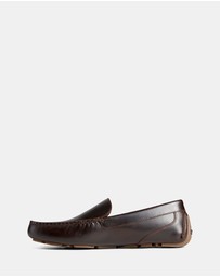 Sperry - Davenport Wide Leather Amaretto- Men's 