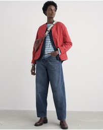 Seasalt - Seasalt Cornwall Red Swift Barn Organic Cotton Quilted Jacket
